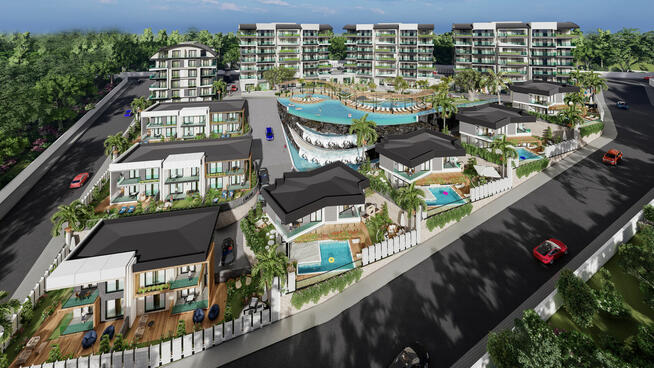 Kompleks mieszkaniowy w Alanyi-Kargicak TURCJA