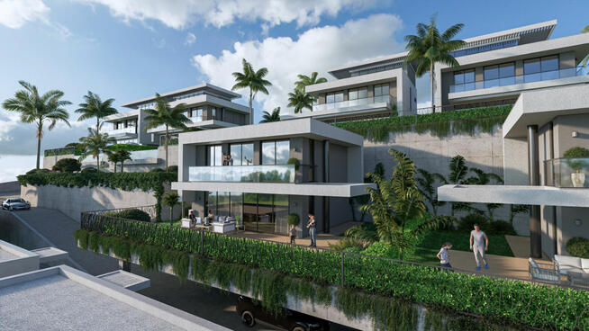 Nowoczesne i stylowe wille z widokiem na morze w Alanyi