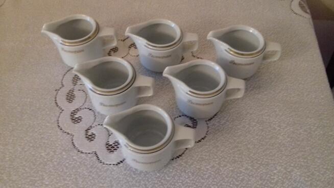 Mleczniki porcelanowe małe z Ilmenau (6 szt.)