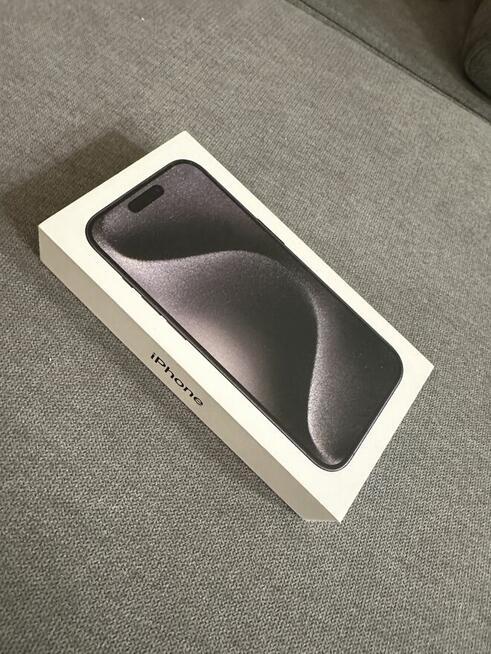 IPHONE 15 PRO 128 GB - Black Titanium / Nowy / Gwarancja