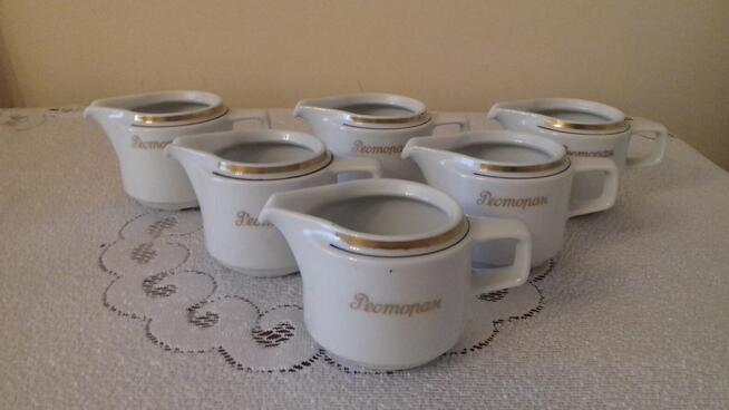 Mleczniki porcelanowe małe z Ilmenau (6 szt.)