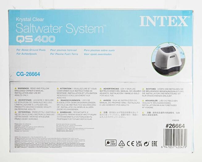 Generator chloru QS400 4g / h do pomp 26664 Intex