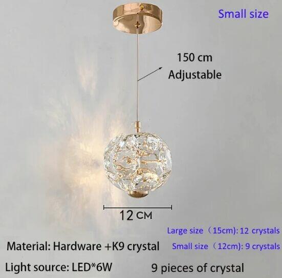 Lampa Wisząca LED: Lux Złota 3-5m2 NOWA Cena z Wysyłką