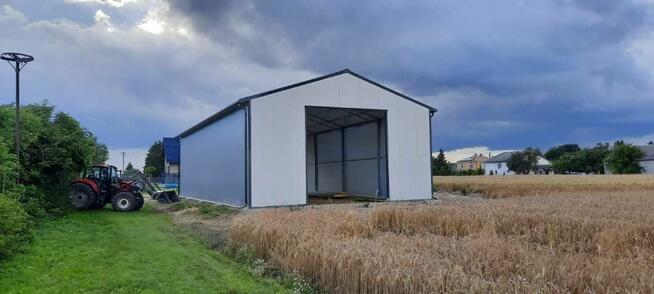 Konstrukcja hali stalowej o wymiarach 8m x 24m x 5,5m