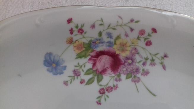 Półmisek porcelanowy owalny z Wałbrzycha, Vintage