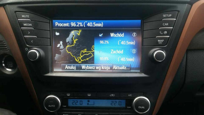 Mapa Toyota na USB Touch & Go Aktualizacja 2025 Olsztyn