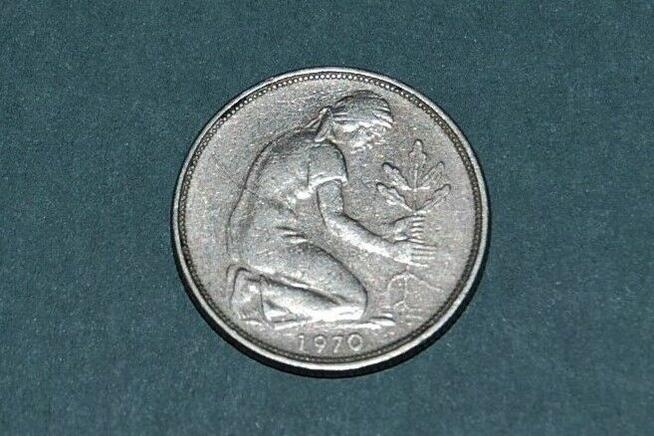 50 Pfennig 1970r Moneta Starocia