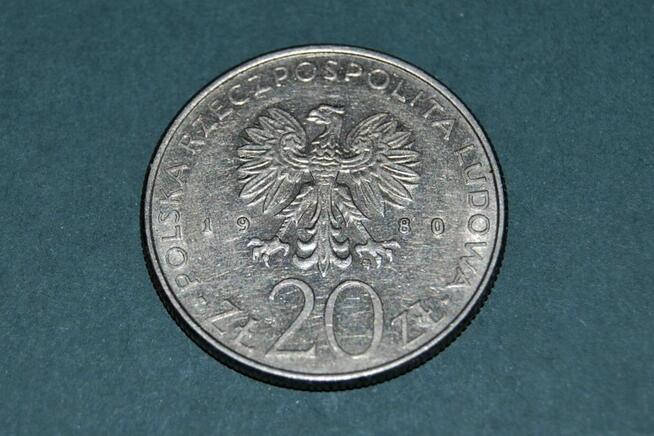 20 zł 1980r MW Moneta PRL Starocia