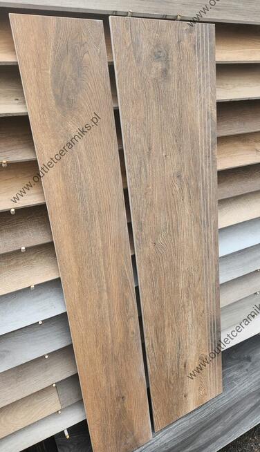 Stopnica drewnopodobna na schody 120x30 płytki podłogowe