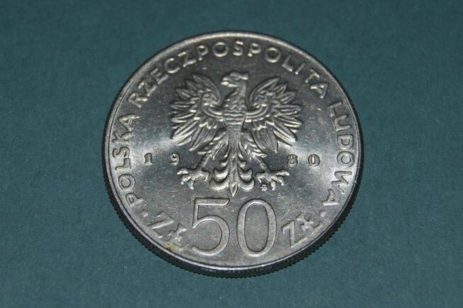 50 zł 1980r MW Kazimierz I Odnowiciel Moneta PRL Starocia