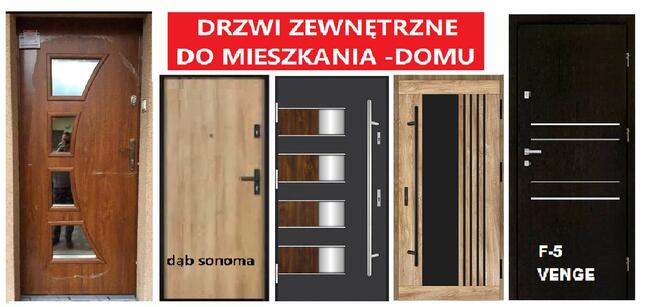 Drzwi zewnętrzne do mieszkania- MONTAŻ GRATIS!