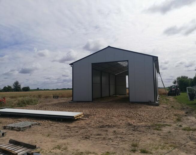 Konstrukcja hali stalowej o wymiarach 8m x 24m x 5,5m