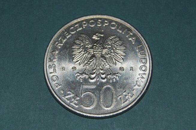 50 zł 1981r MW Światowy Dzień Żywności Moneta PRL Starocia