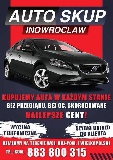 SKUP AUT INOWROCŁAW - ZŁOMOWANIE / KASACJA / AUTO SKUP
