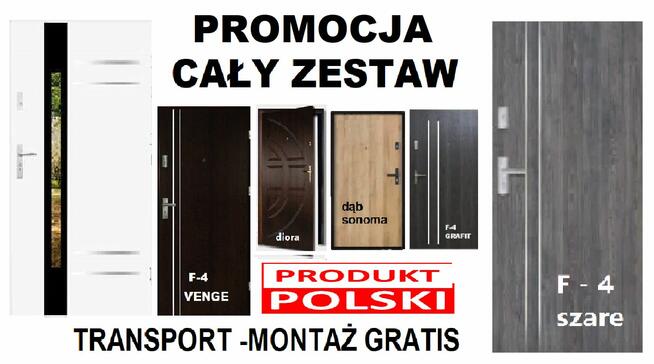 Drzwi zewnętrzne do mieszkania- MONTAŻ GRATIS!