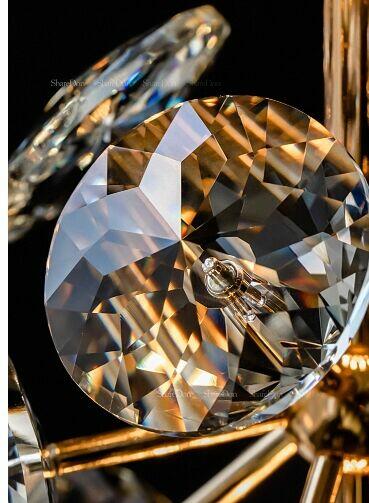 Lampa Wisząca LED: Lux Złota 3-5m2 NOWA Cena z Wysyłką