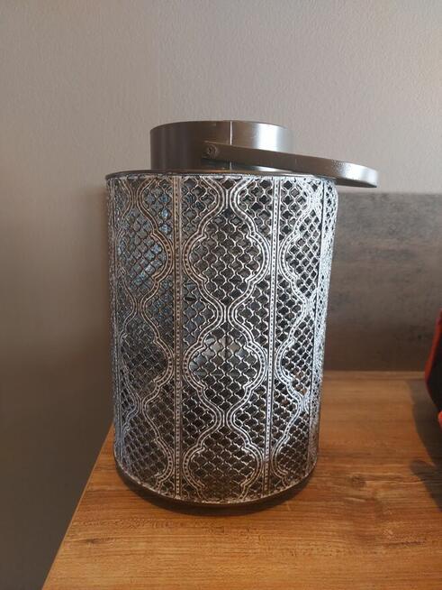 LAMPION METALOWY - JAK NOWY