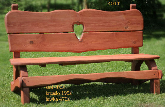 Meble ogrodowe, krzesła i stół. Meble drewniane Solidne