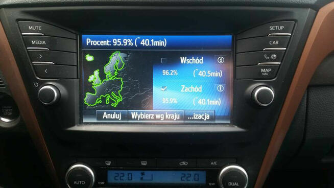 Mapa Toyota na USB Touch & Go Aktualizacja 2025 Olsztyn