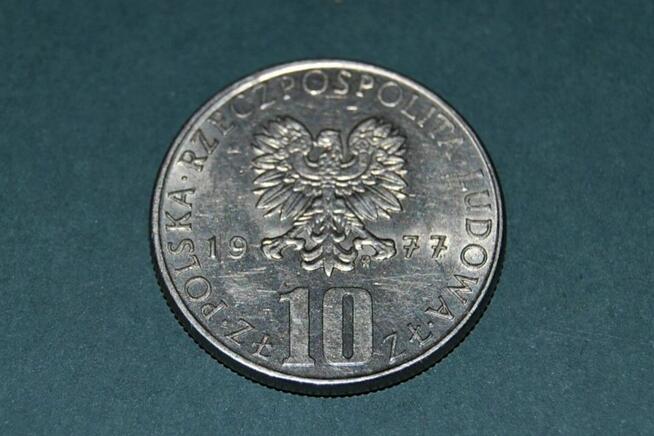 10 zł 1977r MW Bolesław Prus Moneta PRL Starocia