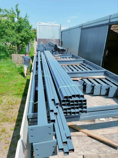 Hala stalowa 12x25x5m - konstrukcja