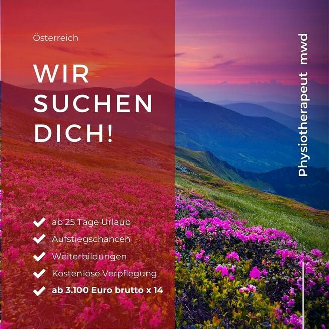 Fizjoterapeuto jest oferta pracy w Austrii