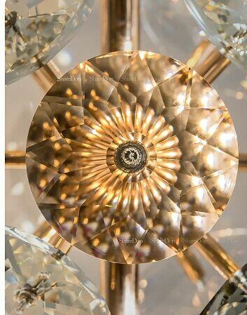 Lampa Wisząca LED: Lux Złota 3-5m2 NOWA Cena z Wysyłką