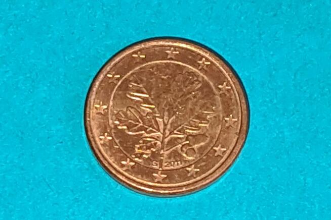 1 Euro Cent 2011r Niemcy Moneta Starocia