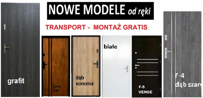 Drzwi wejściowe z montażem ZEWNĘTRZNE do mieszkania- wewnątr