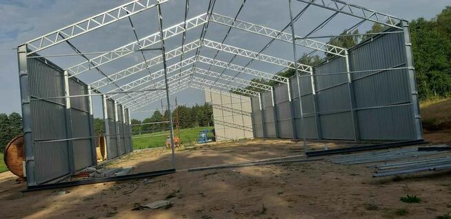 Hala stalowa 12x25x5m - konstrukcja