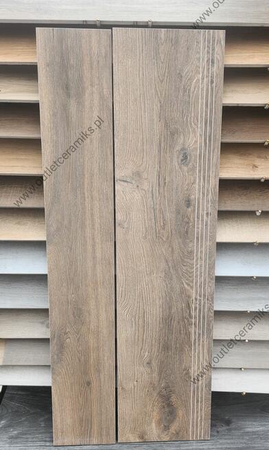 Stopnica drewnopodobna na schody 120x30 płytki podłogowe