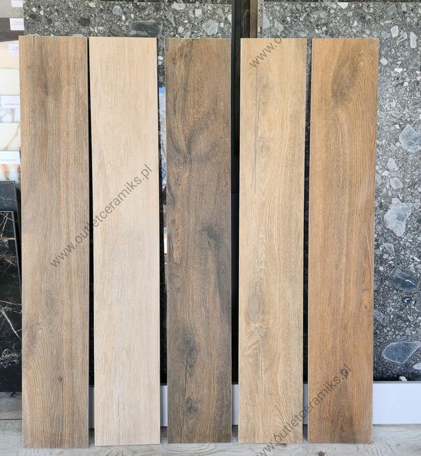 Stopnica drewnopodobna na schody 120x30 płytki podłogowe