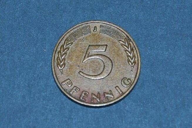 5 Pfennig 1950r Moneta Starocia