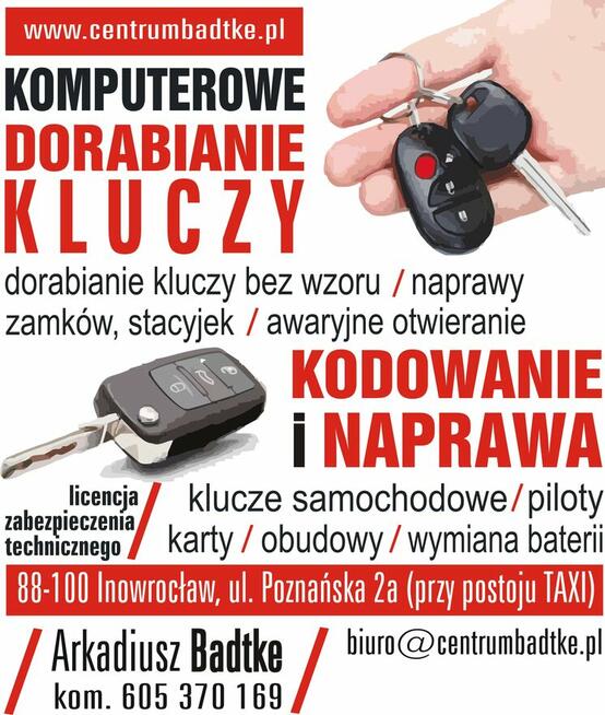 naprawa, wymiana zamków, stacyjek samochodowych, ślusarz