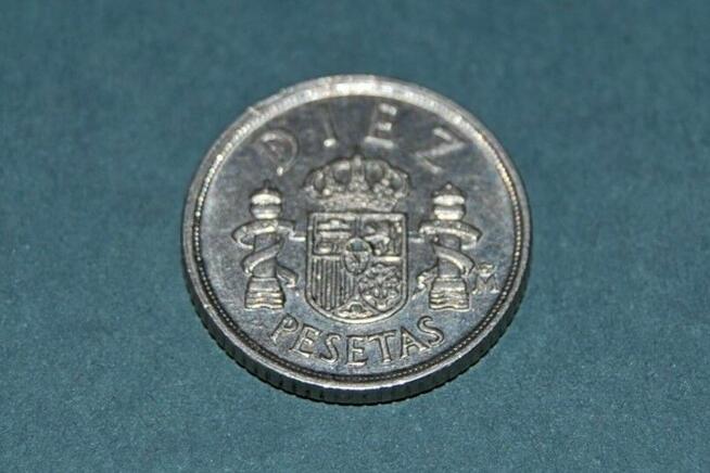 Diez Pesetas 1983r Moneta Starocia