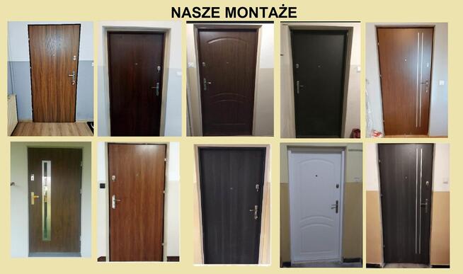 Drzwi wejściowe z montażem ZEWNĘTRZNE do mieszkania- wewnątr