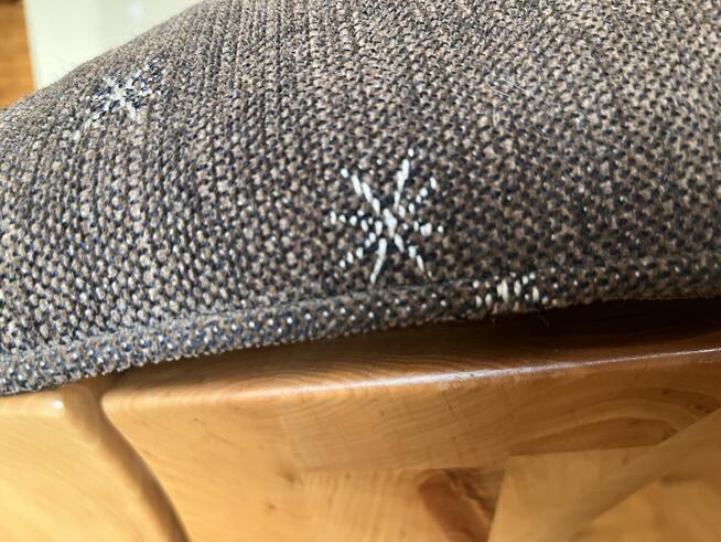 Sofa dwuosobowa, oryginalny mebel, lite drewno