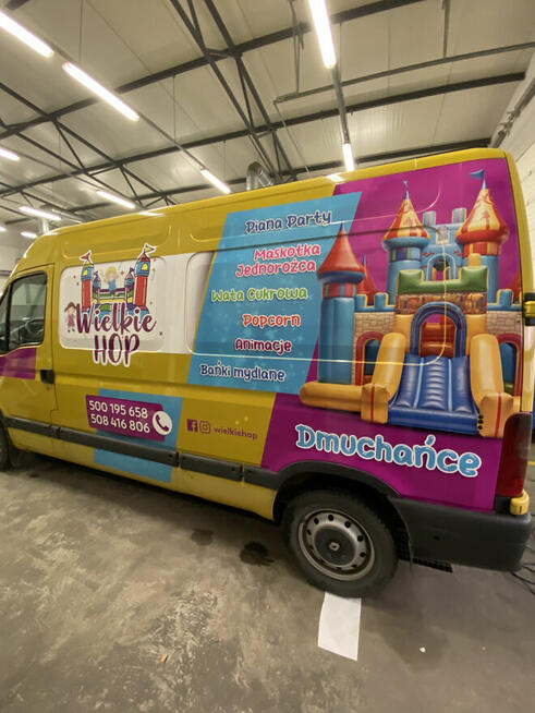 Oklejanie pojazdów, drukarnia Płock