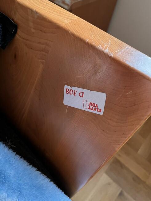 Sofa dwuosobowa, oryginalny mebel, lite drewno