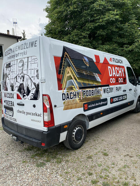 Oklejanie pojazdów, drukarnia Płock