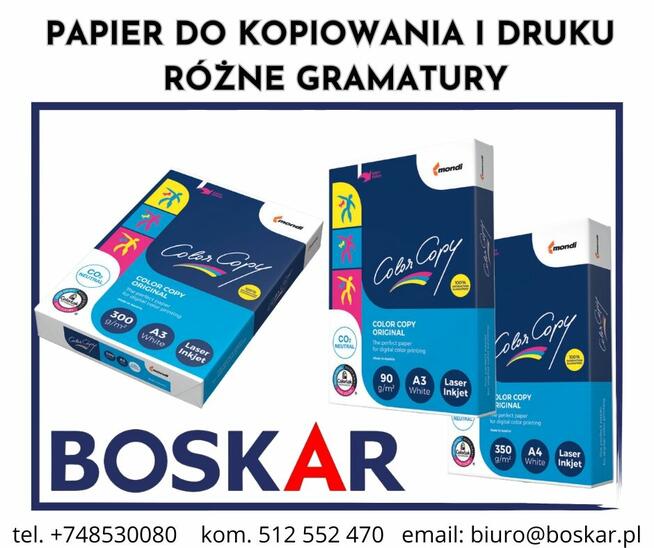 PAPIER KSERO A4 90/100/120/160/180/200/220/300/350 g.