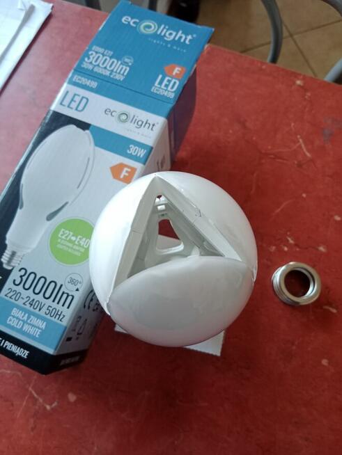 Lampa z diodami LED 30W biała zimna