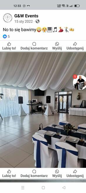 Oprawa muzyczna. DJ i muzyka na żywo