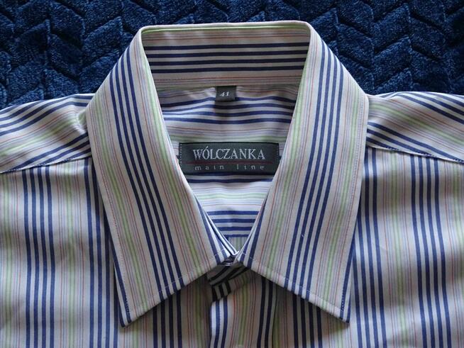 NOWA wizytowa koszula męska z krótkim rękawem Wólczanka, 41