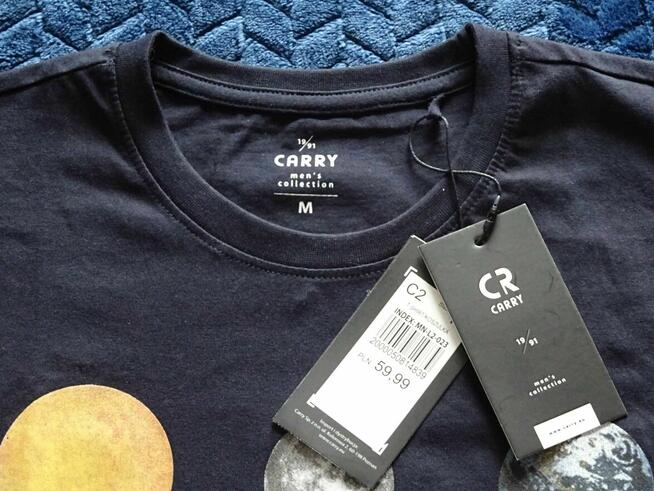 NOWA męska koszulka CARRY, rozmiar M