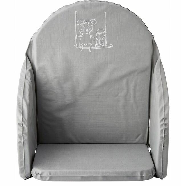 Looping Poduszka na krzesełko do karmienia szara