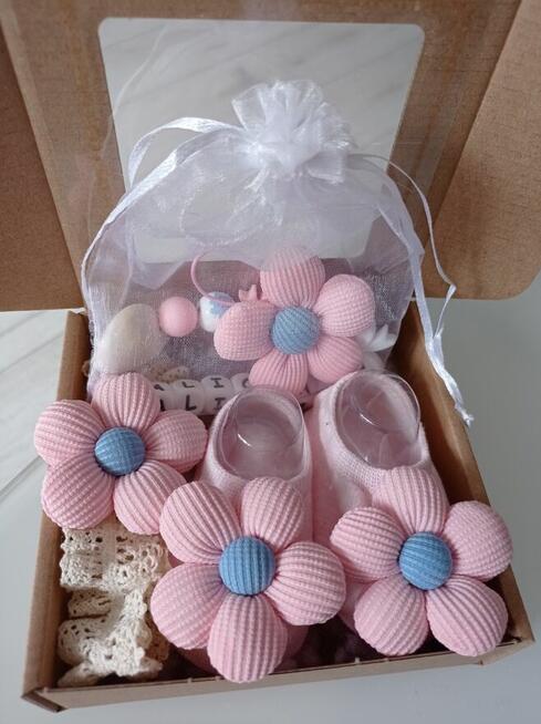 Zestaw prezentowy dla niemowlaka prezent narodziny chrzest