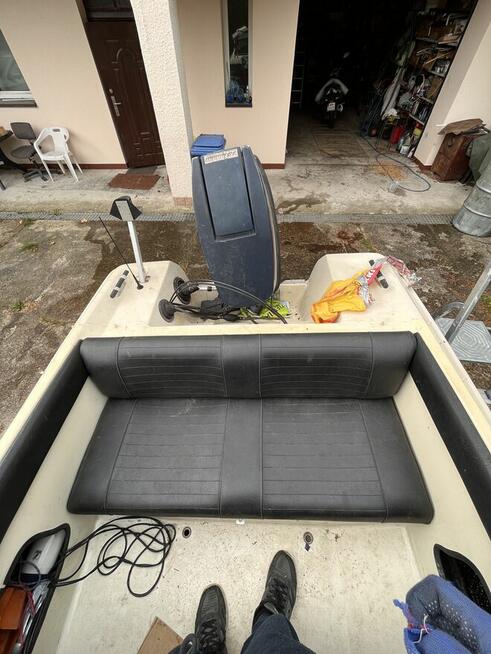 Łódż motorową na trajlerze z silnikiem 75KM -sprzedam