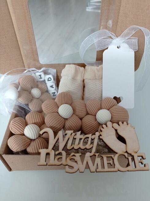 Zestaw prezentowy dla niemowlaka prezent narodziny chrzest