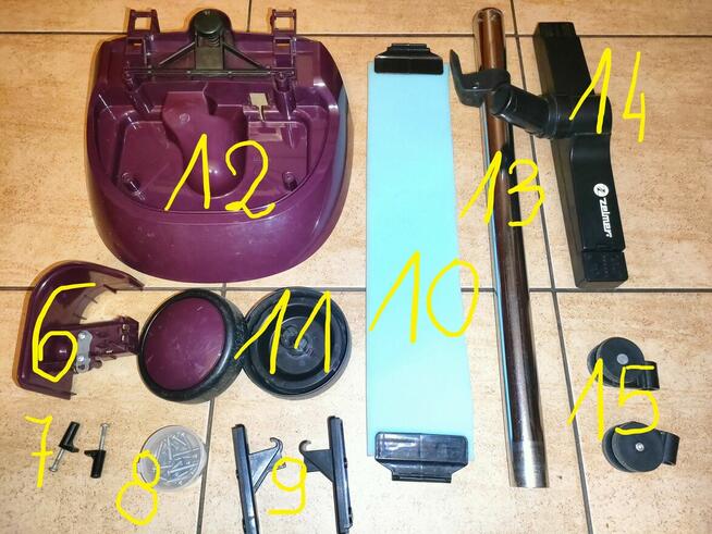 Zelmer Wodnik typ 519.6-1 (bez prania) -CZĘŚCI !